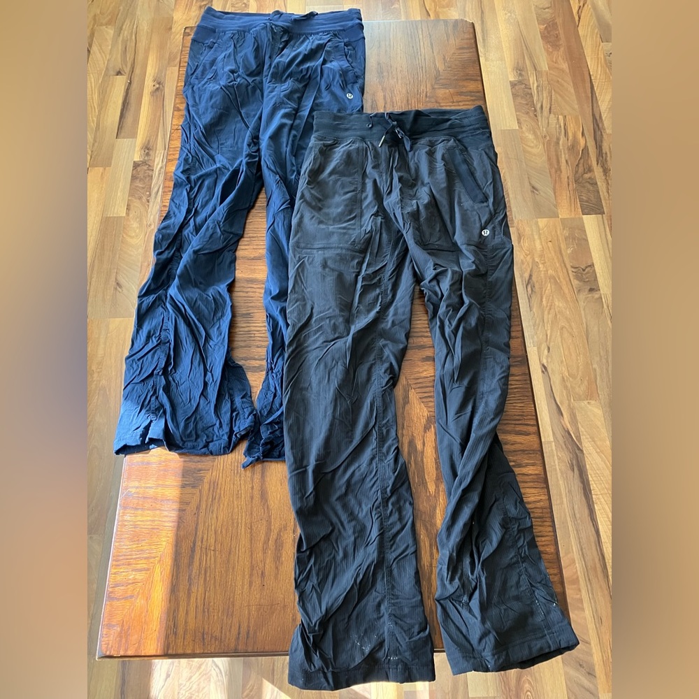 Pair of Studio to Street Pants in Black and Navy